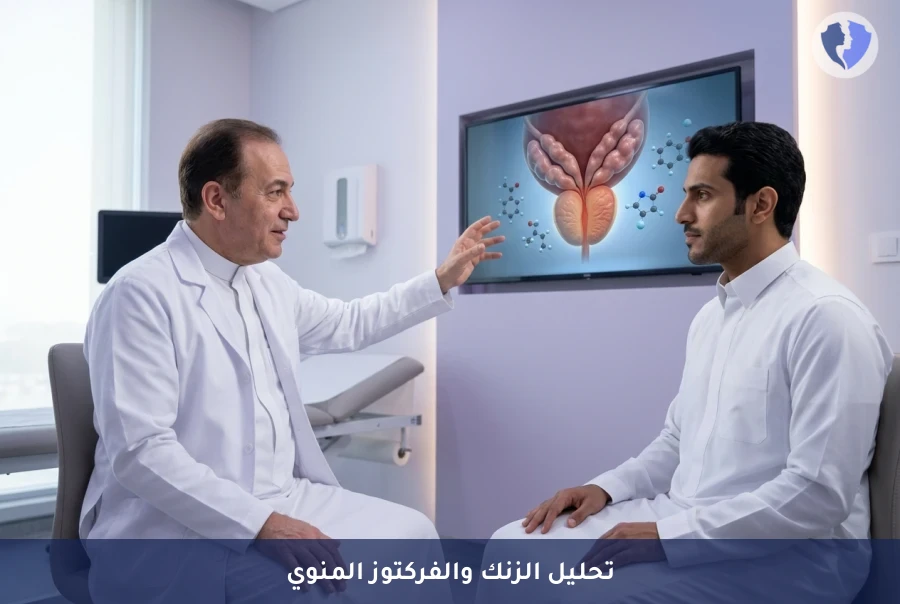 فحص الزنك والفركتوز في السائل المنوي - اطمئن على صحة البروستاتا والخصوبة
