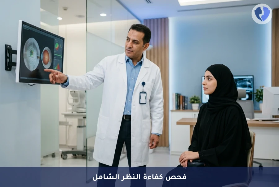 فحص الكفاءة البصرية الشامل (Visual Efficiency Screen) - رؤية واضحة لقيادة آمنة وثقة