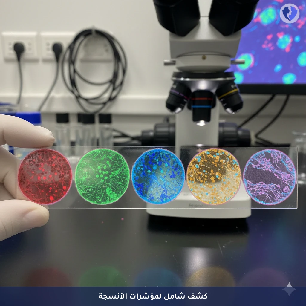 فحص الكيمياء النسيجية المناعية (IHC) - 7 مؤشرات - التحليل المناعي السباعي المتقدم