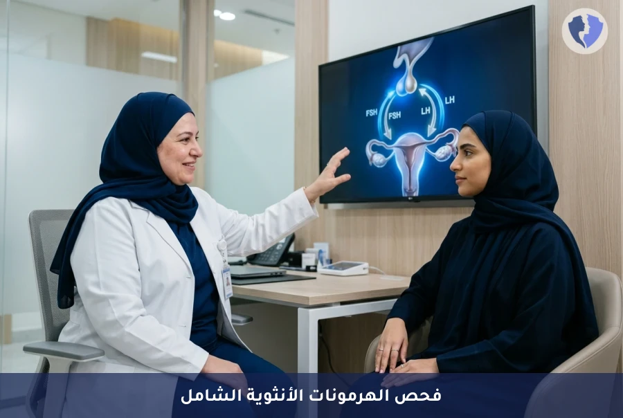 فحص الهرمونات الأنثوية الشامل - توازني واطمئني على صحتك الهرمونية