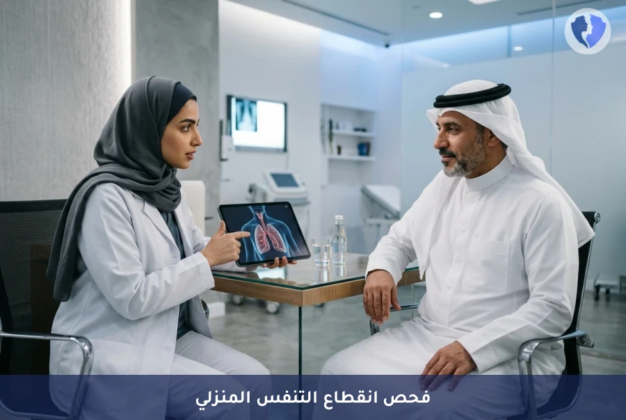 فحص انقطاع التنفس أثناء النوم المنزلي (HSAT) - نوم هادئ وصحة تنفسية مثالية