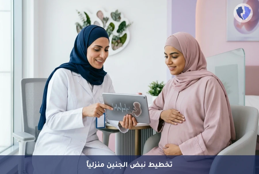 فحص تخطيط نبض الجنين المنزلي (عن بعد) - راقب نبض جنينك من منزلك
