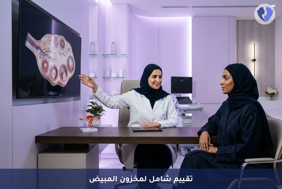 فحص تقييم احتياطي المبيض الشامل (AMH + AFC) - خططي لمستقبلك: فحص مخزون المبيض
