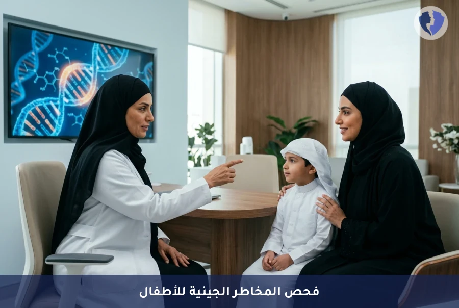 فحص تقييم المخاطر الجينية لأورام الأطفال - احمِ طفلك بالفحص الجيني