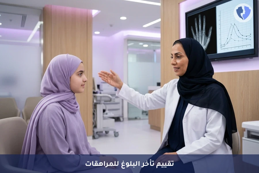 فحص تقييم تأخر البلوغ لدى المراهقات - اطمئني على نمو ابنتك الصحي