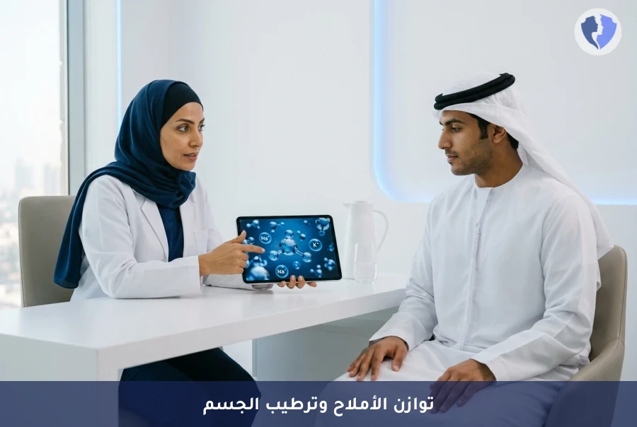 فحص تقييم حالة التميؤ وتوازن الأملاح - توازن أملاحك لأداء صحي أفضل