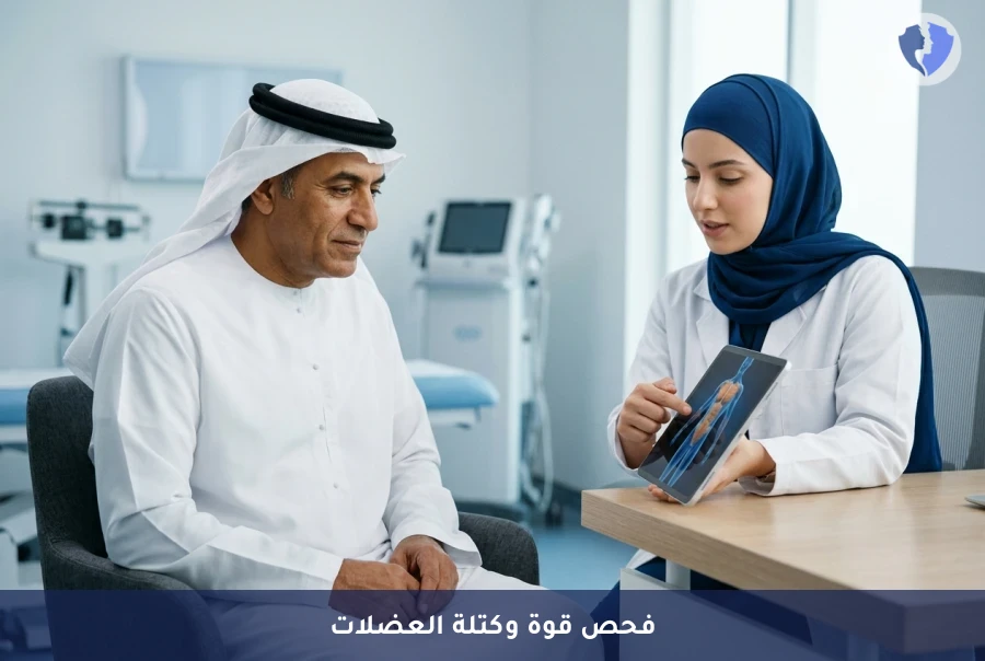 فحص تقييم كتلة العضلات وهزال العضلات (Sarcopenia) - حافظ على قوتك العضلية ونشاطك