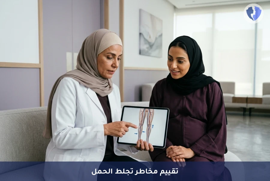 فحص تقييم مخاطر التجلط الوريدي (VTE) للحامل - احمي حملك من مخاطر التجلط