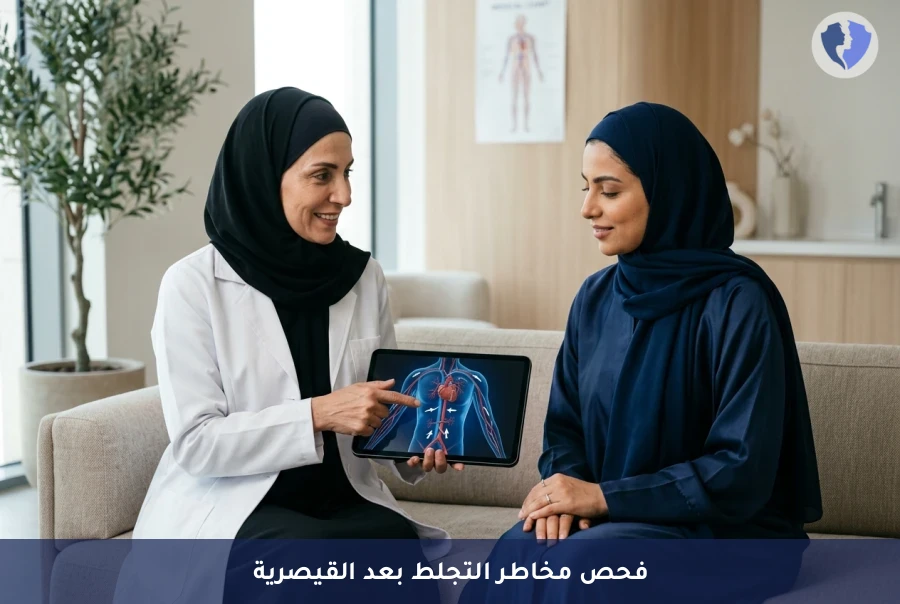 فحص تقييم مخاطر التجلط الوريدي (VTE) وتحليل دي-دايمر (D-Dimer) بعد القيصرية - احمي نفسك من التجلط بعد القيصرية