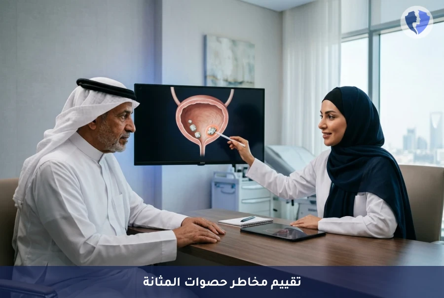 فحص تقييم مخاطر حصوات المثانة قبل جراحات الحوض - أمان جراحات الحوض المتكامل