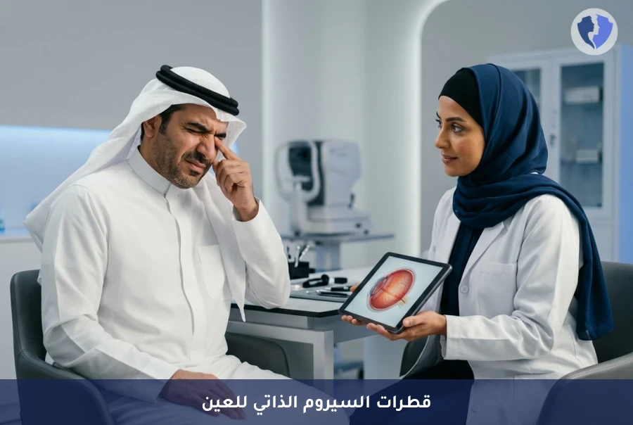 فحص تقييم ملاءمة قطرات السيروم الذاتي - علاج متطور لجفاف العين الشديد