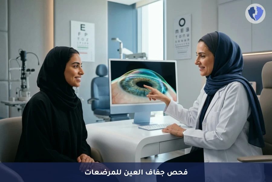 فحص جفاف العين المرتبط بالرضاعة - اطمئني على صحة عينيكِ أثناء الرضاعة