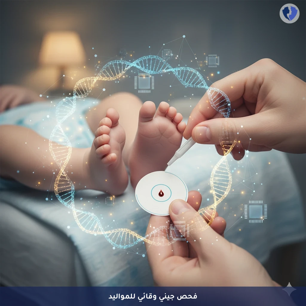 فحص حديثي الولادة للأمراض الوراثية والاستقلابية (Newborn Screening) - برنامج فحص حديثي الولادة