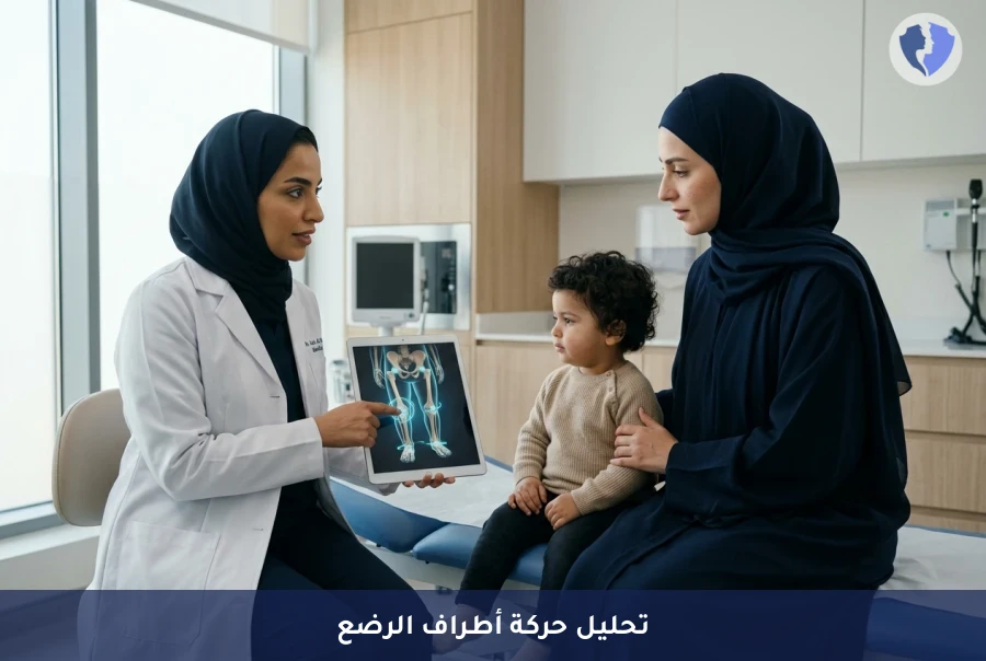 فحص حركية الأطراف السفلية للرضع - خطوات طفلك الأولى بأمان