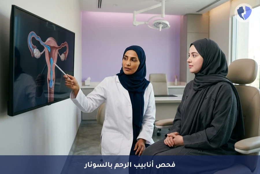 فحص سونار الرحم والأنابيب بالمحلول (HyCoSy) - فحص HyCoSy لسلامة الرحم والأنابيب