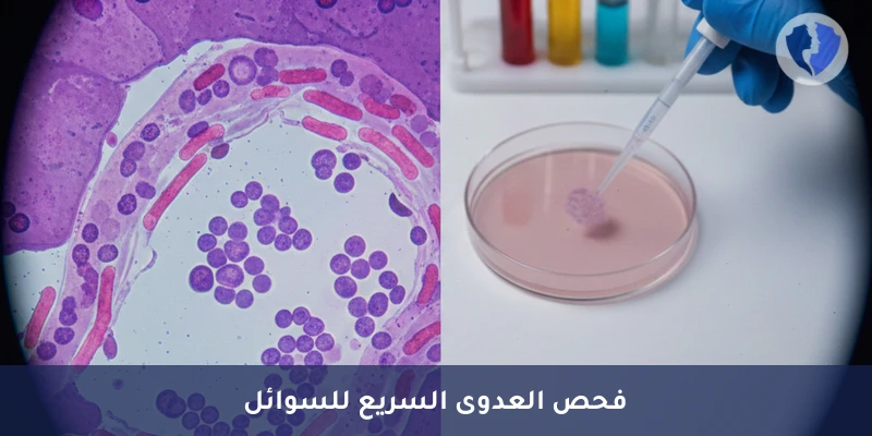 فحص صبغة جرام لسوائل الجسم (Gram Stain) - صبغة جرام لسوائل الجسم