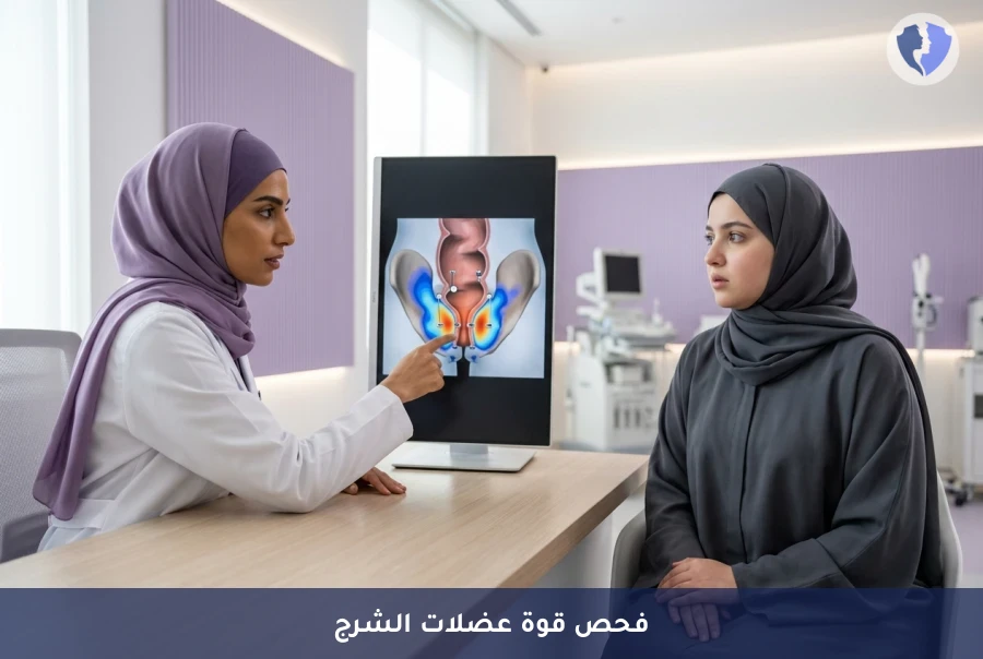فحص قياس ضغط الشرج والمستقيم - صحة حوضك تبدأ هنا