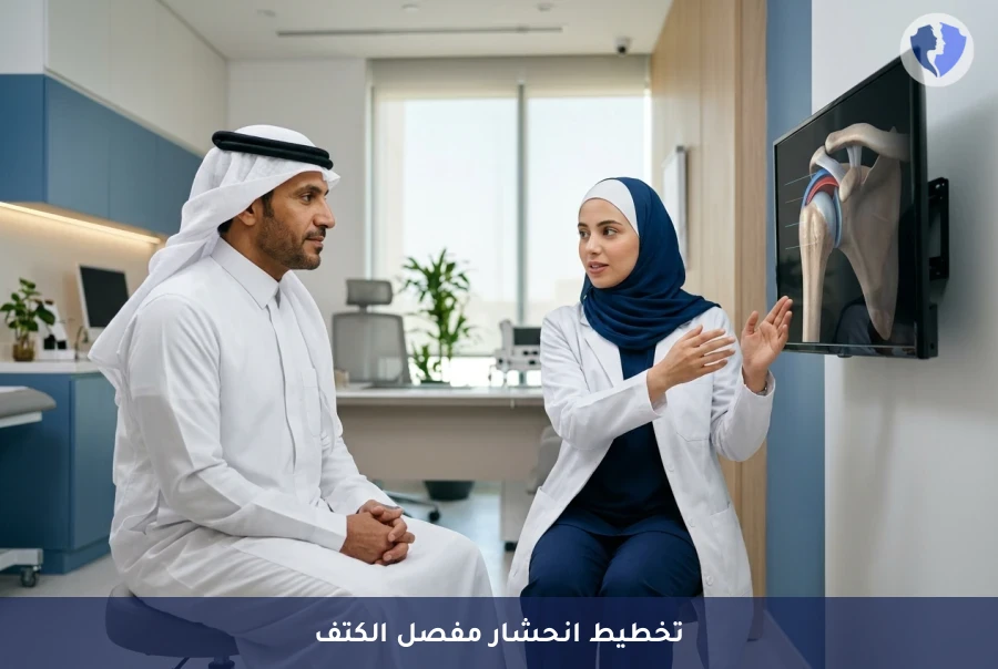 فحص قياس مسافة الفراغ تحت الأخرمي بالكتف - تقييم دقيق لاحتكاك مفصل الكتف