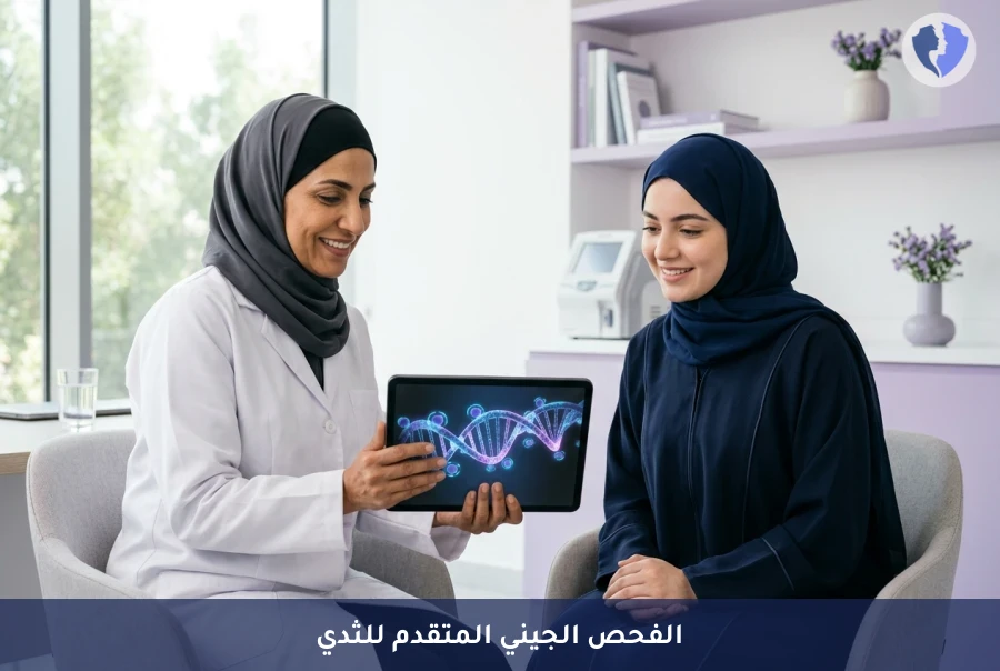 فحص لوحة جينات سرطان الثدي الموسعة (Genetic Panel) - درعك الجيني للوقاية من السرطان