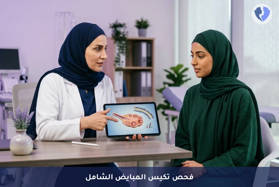 فحص متلازمة تكييس المبايض الشامل (PCOS Panel) - توازن الهرمونات لصحة المبيضين