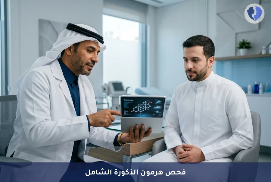 فحص نقص هرمون الذكورة الشامل (Testosterone) - استعد حيويتك ونشاطك الذكوري