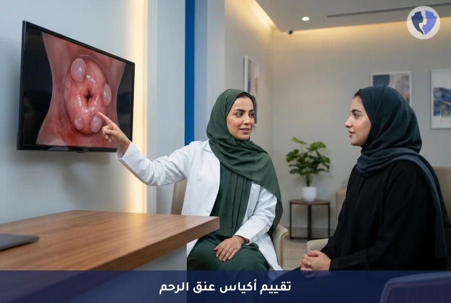 فحص وتقييم أكياس غدد نابوثيان المعقدة - اطمئنان تام على عنق الرحم