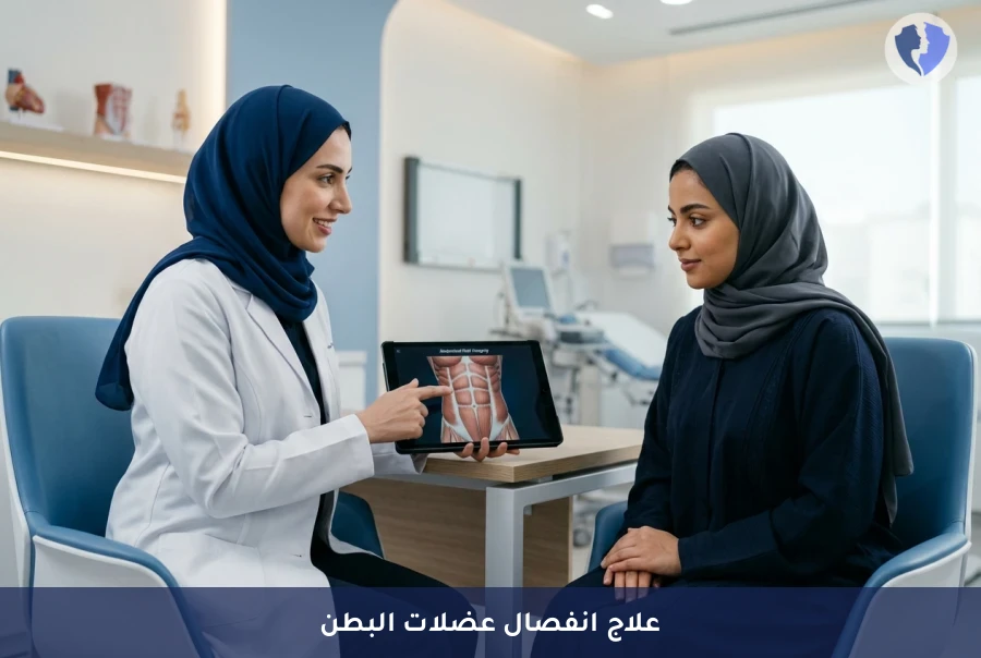 فحص وتقييم انفصال العضلات البطنية (Diastasis Recti) - استعدي لرشاقتك وقوة بطنك