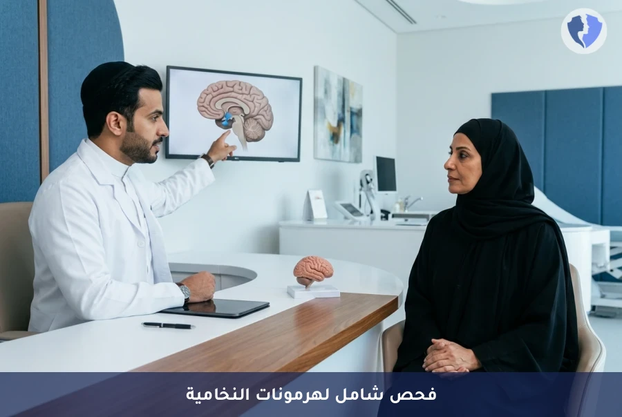 فحص وظائف الغدة النخامية الشامل (ACTH, TSH, LH, FSH, IGF-1, Prolactin) - فحص شامل لهرمونات الغدة النخامية