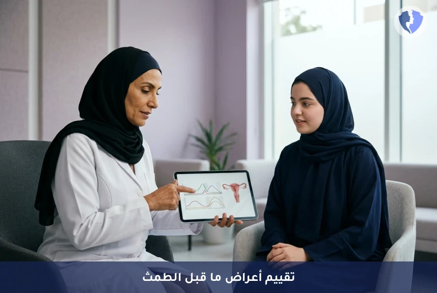 كشف تقييم أعراض ما قبل الطمث (PMS) - تخلصي من آلام ما قبل الدورة