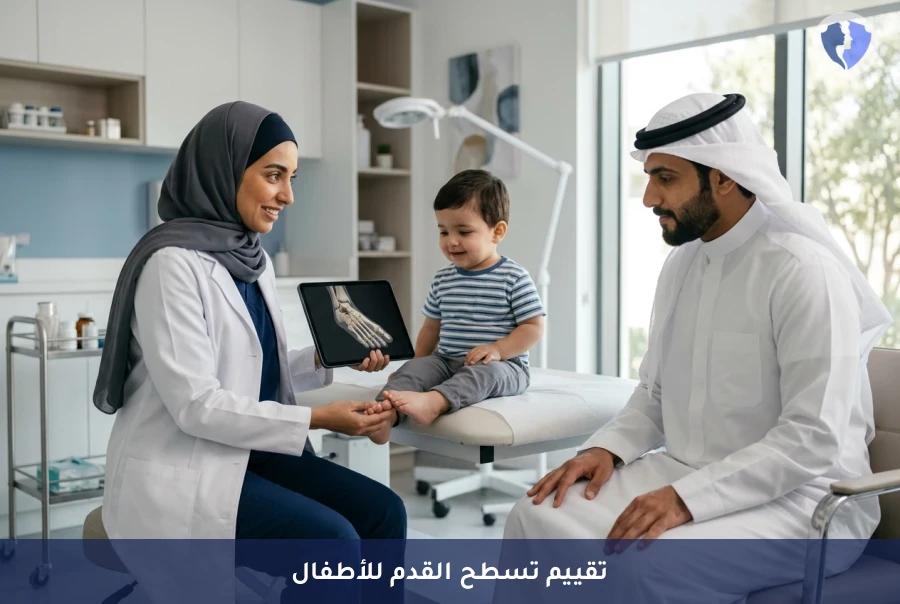 كشف تقييم تشوه القدم المسطحة الشديد (Calcaneovalgus) - اطمئن على خطوات طفلك الأولى