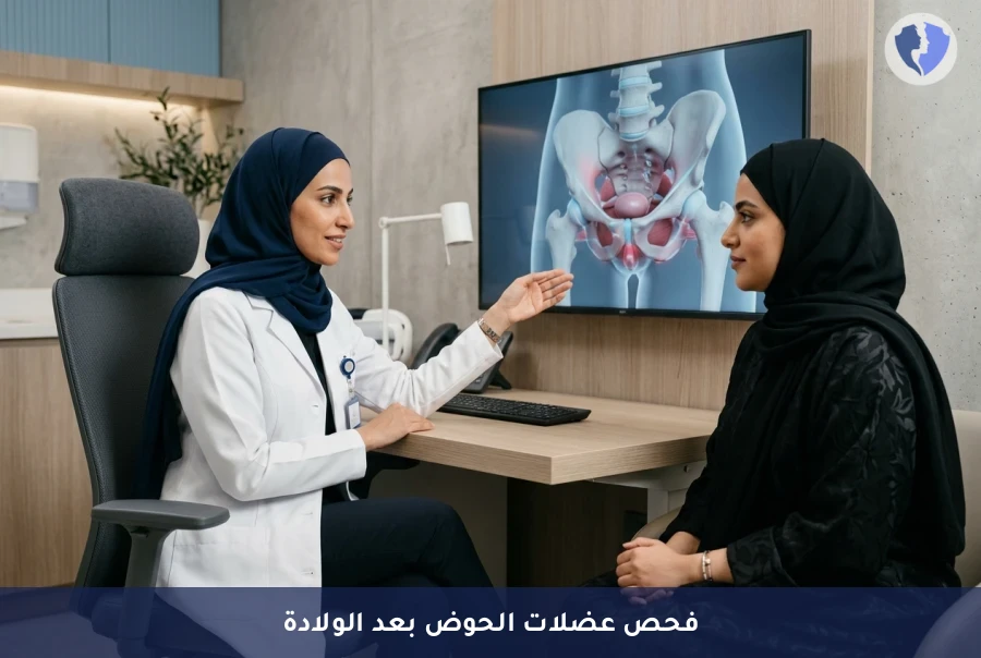 كشف تقييم عضلات قاع الحوض بعد الولادة - استعيدي صحتك بعد الولادة مع تقييم عضلات الحوض المتخصص