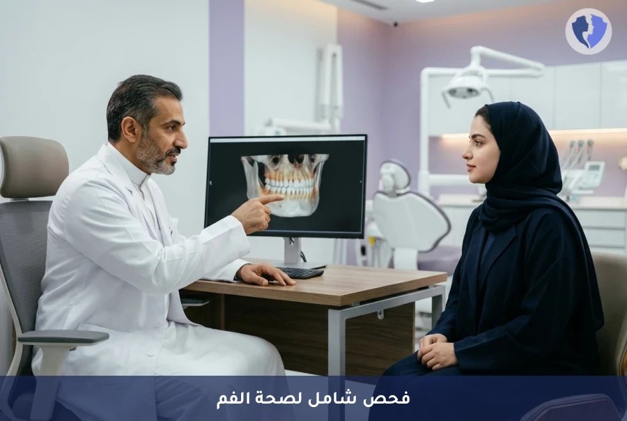 كشف تقييم مخاطر صحة الفم الشامل - ابتسامة صحية بوقاية متكاملة