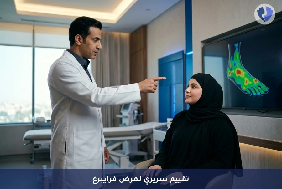 كشف تقييم مرض فرايبرغ في مشط القدم - تخلص من آلام مشط القدم