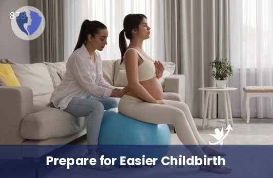 Prenatal Delivery Prep Program - 12-Session Prenatal Exercise Program for Easier Delivery