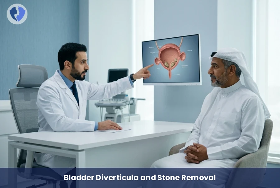 Bladder Diverticulum and Stone Removal - Bladder Diverticulectomy and Stone Clearance