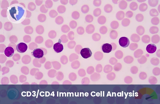 T-Cell Efficiency Test - CD3/CD4 Cell Count Test