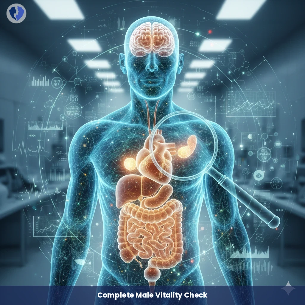 Comprehensive Men's Health Check - Comprehensive Male Health and Hormones Package