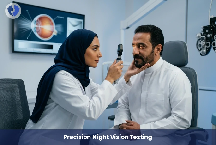 Clear Vision and Glare Control - Contrast Sensitivity and Night Vision Testing