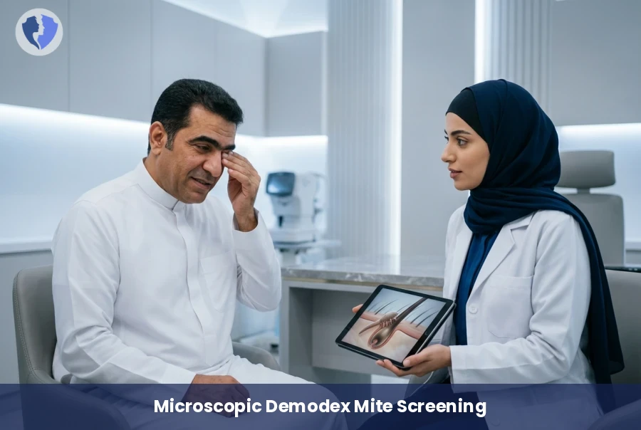 Effective Relief for Chronic Blepharitis - Demodex Mite Microscopic Screening