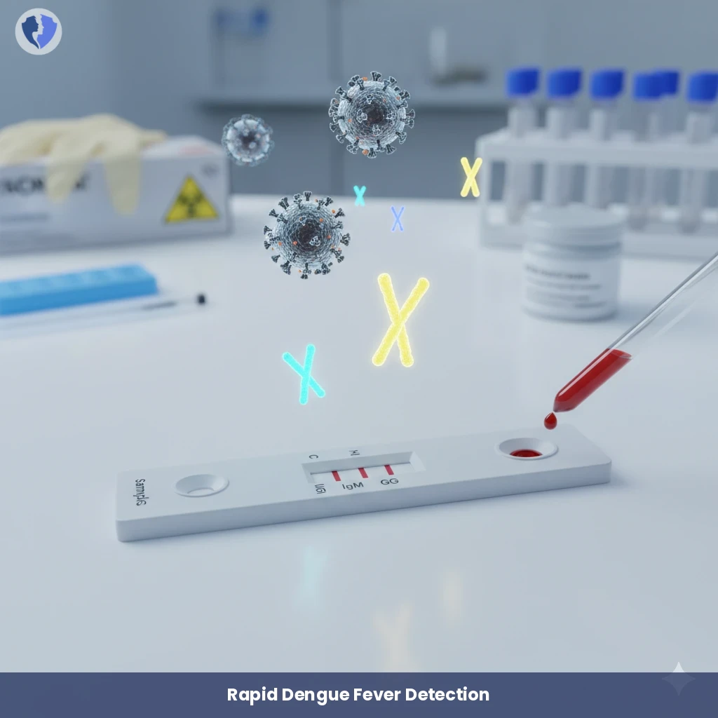 Rapid Dengue Fever Screening - Dengue Virus IgG/IgM Antibody Test