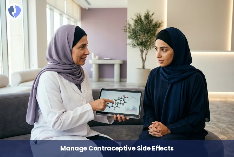 Manage Contraceptive Side Effects - Educational Consultation for Hormonal Contraceptive Side Effects Managemen