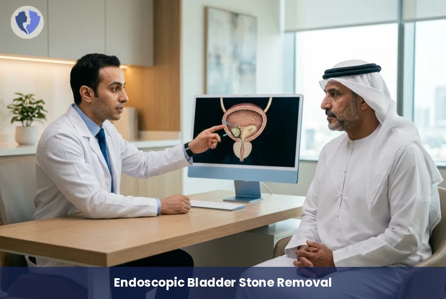 Relieve Impacted Bladder Stone Pain - Endoscopic Impacted Bladder Neck Stone Release