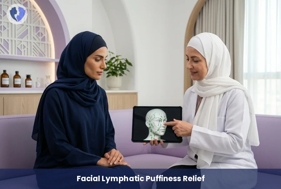 Radiant and Firm Skin - Facial Lymphatic Drainage Massage