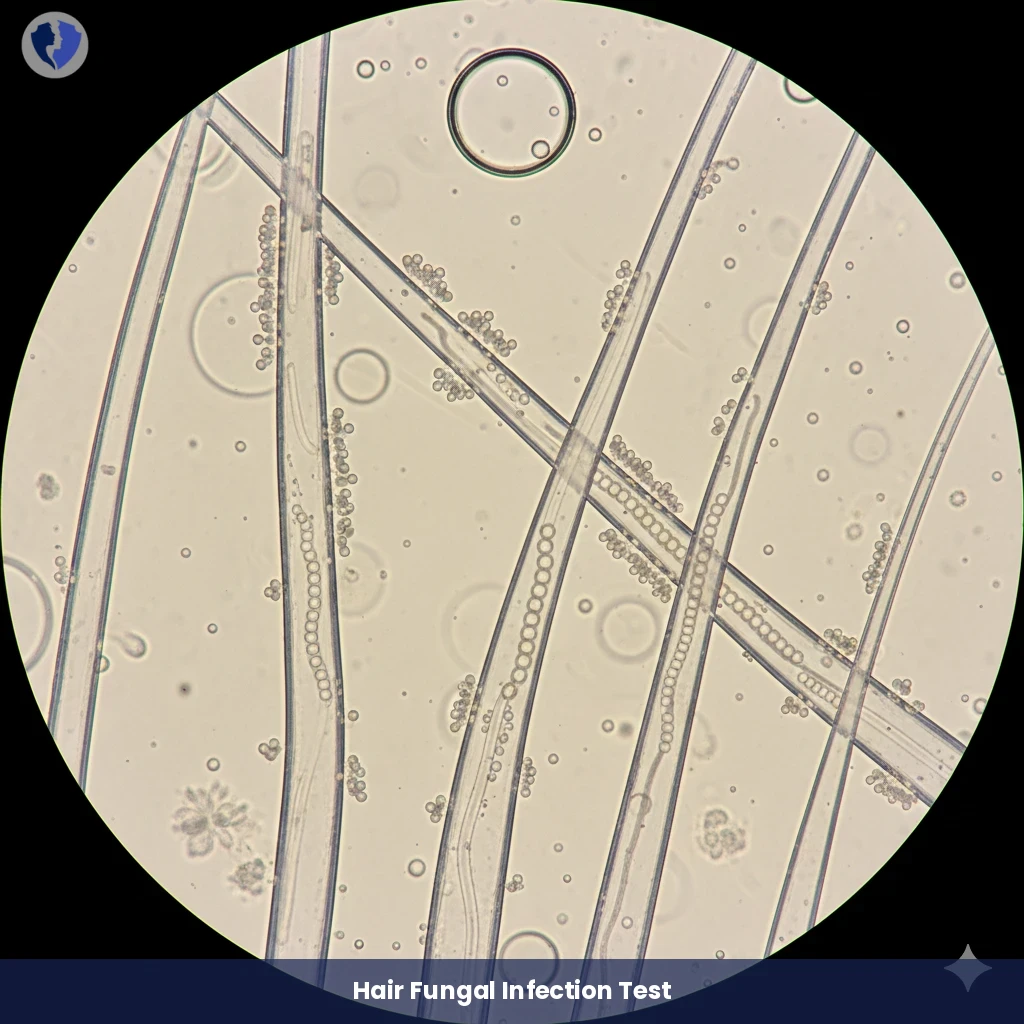Rapid Scalp Fungal Test - Fungal Detection by KOH Preparation (Hair)
