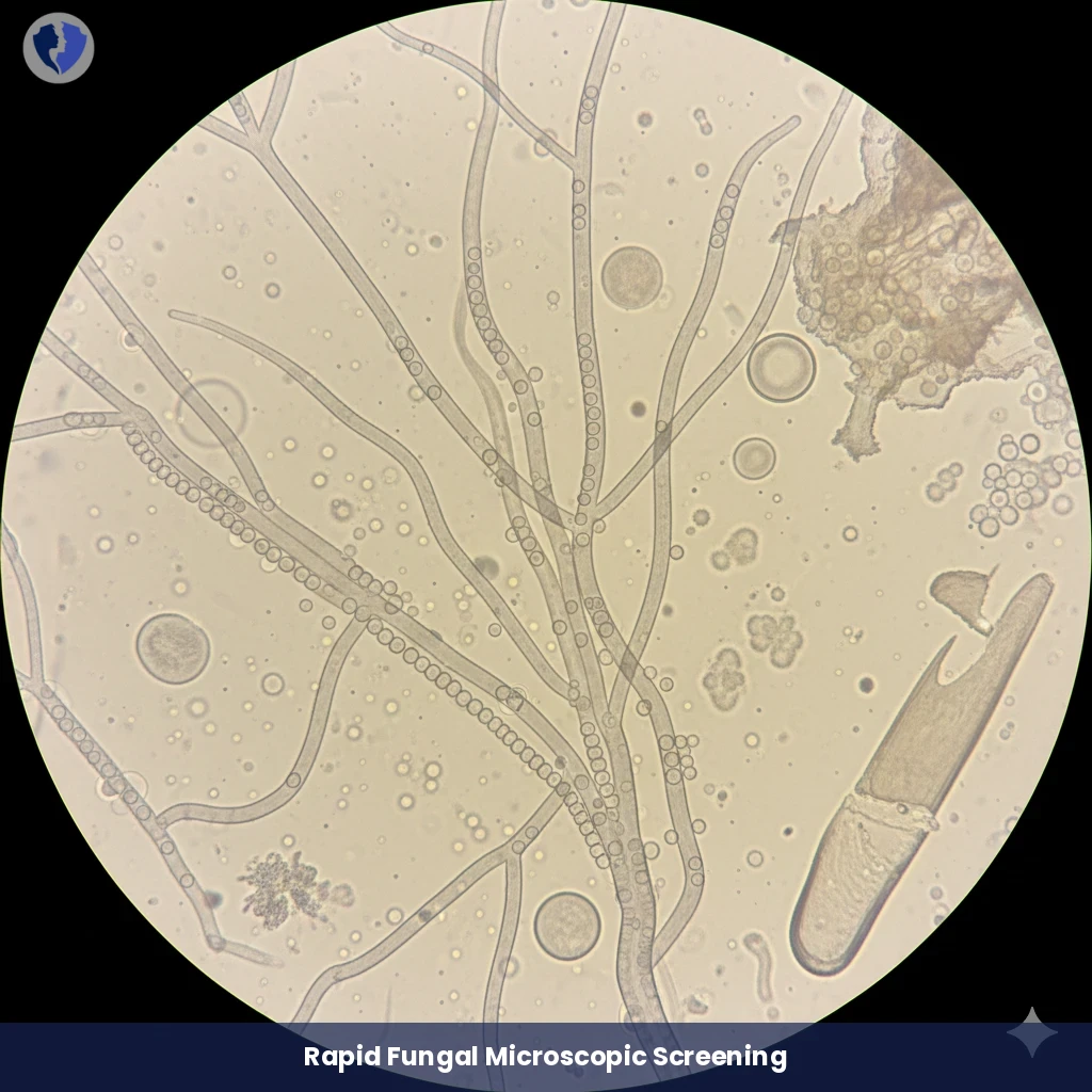 Rapid KOH Fungal Exam - Fungal Detection by Potassium Hydroxide (KOH) Preparation