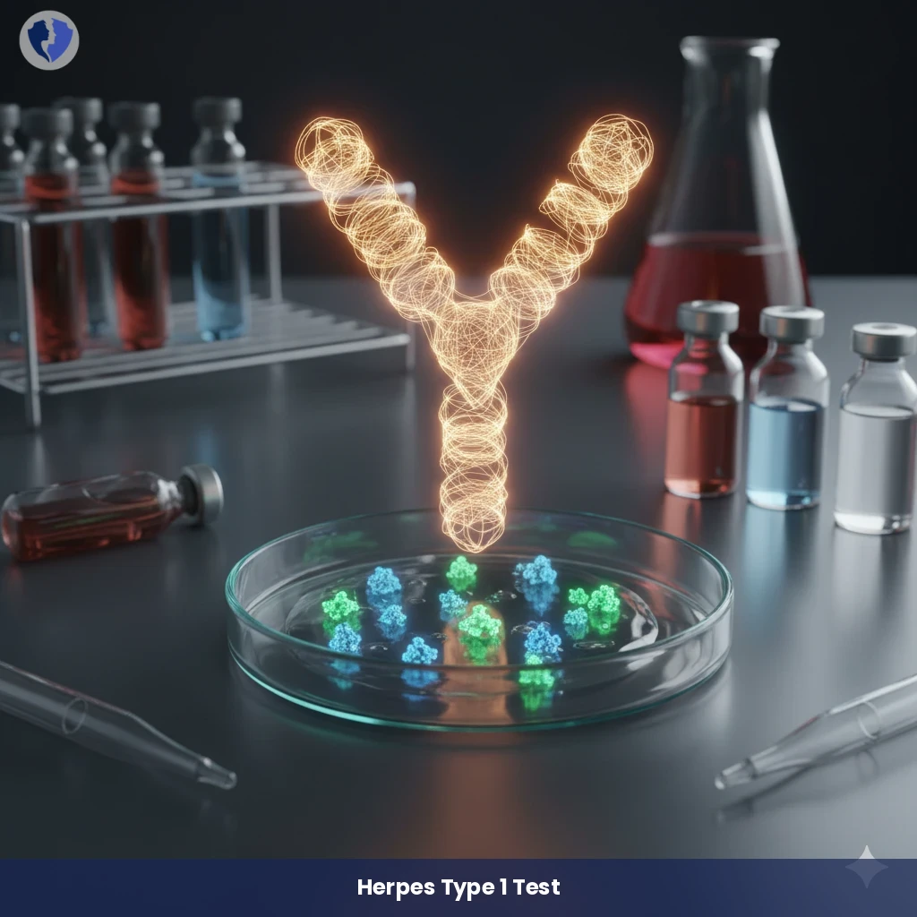 Active Herpes Virus Test - Herpes Simplex Virus Type 1 (HSV-1) IgM Test