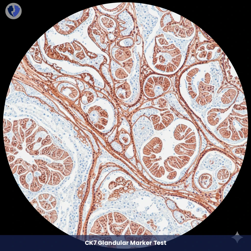 CK7 Glandular Tumor Test - Immunohistochemistry: Cytokeratin 7 (CK7)