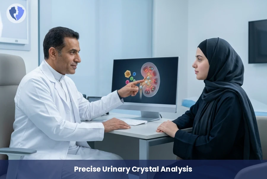 Precise Urine Crystal Check - Microscopic Urinary Crystal Identification