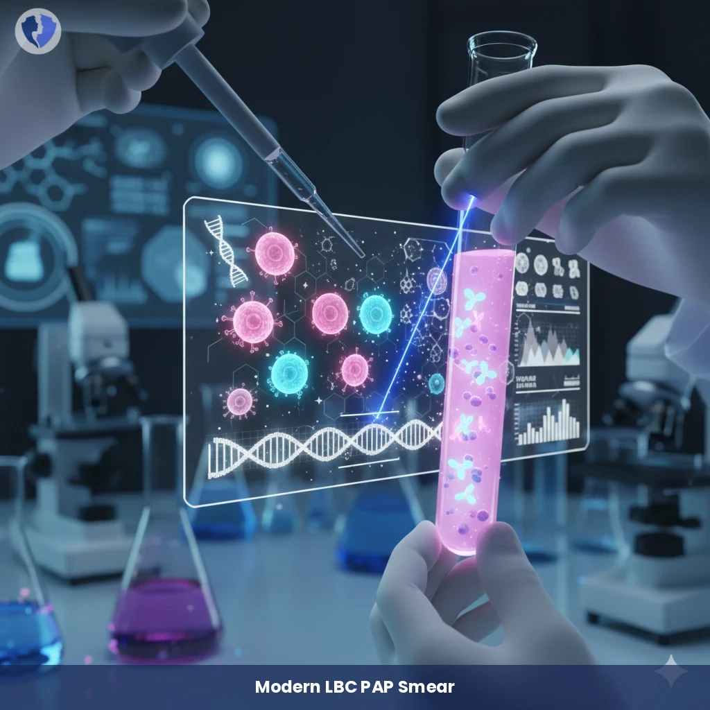 Advanced Cervical Cell Screening - PAP Smear, Liquid-Based Cytology (LBC) Technique