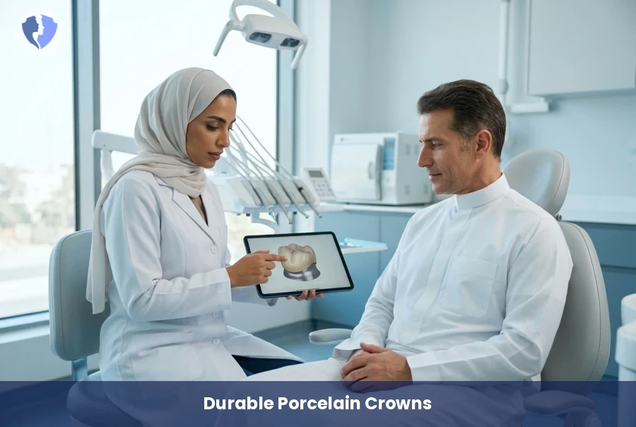 Strong Smile and Natural Look - Porcelain-Fused-to-Metal Crowns (PFM)